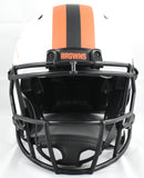 Quinshon Judkins Signed Browns F/S Lunar Speed Authentic Helmet - Beckett W Holo