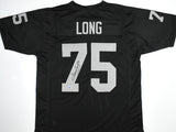Howie Long Autographed Black Pro Style Jersey - Beckett W Hologram *Black