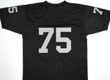 Howie Long Autographed Black Pro Style Jersey - Beckett W Hologram *Black