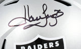 Howie Long Autographed Raiders F/S Speed Helmet - Beckett W Hologram