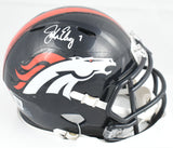 John Elway Autographed Denver Broncos 97-13 Speed Mini Helmet - Beckett W Holo