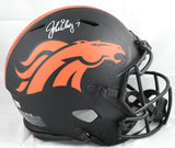 John Elway Signed Broncos F/S Eclipse Speed Authentic Helmet - Beckett W Holo