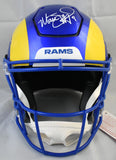 Matthew Stafford Signed Los Angeles Rams F/S Speedflex Helmet - Beckett W Holo