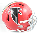 Deion Sanders Autographed Atlanta Falcons 66-69 F/S Speed Helmet- Beckett W Holo