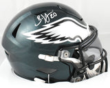Brian Dawkins Autographed Eagles Mid-Size SpeedFlex Helmet - Beckett W Holo