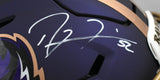 Ray Lewis Signed Baltimore Ravens F/S ALT 24 SpeedFlex Helmet - Beckett W Holo