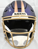 Ray Lewis Signed Baltimore Ravens F/S ALT 24 SpeedFlex Helmet - Beckett W Holo