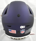 Ray Lewis Signed Baltimore Ravens F/S ALT 24 SpeedFlex Helmet - Beckett W Holo