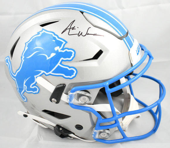 detroit lions speedflex helmet BARRY SANDERS SIGNED 2024 AUTHENTIC W/ LION KING Size Helmet Detroit Lions Authentic Speedflex 2017