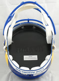 Aaron Donald Autographed Los Angeles Rams F/S Speed Helmet - Beckett W Holo