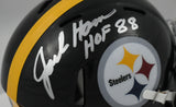 Jack Ham Autographed Pittsburgh Steelers Speed Mini Helmet w/ HOF-Beckett W Holo