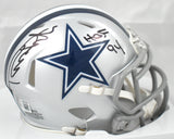 Randy White Autographed Dallas Cowboys Speed Mini Helmet w/ HOF - Beckett W Holo