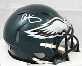 Alshon Jeffery Autographed Philadelphia Eagles Speed Mini Helmet- Beckett W Holo