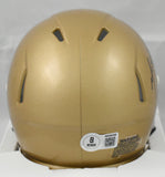 Marcus Freeman Autographed Note Dame Irish Speed Mini Helmet - Beckett W Holo