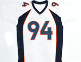 DeMarcus Ware Autographed White Pro Style Jersey - Beckett W Hologram *Silver