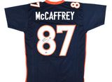 Ed McCaffrey Autographed Blue Pro Style Jersey - Beckett W Hologram *Silver