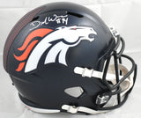 DeMarcus Ware Autographed Denver Broncos F/S Speed Helmet - Beckett W Holo
