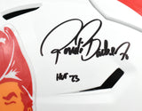 Ronde Barber Signed Buccaneers F/S 76-96 SpeedFlex Helmet HOF - Beckett W Holo