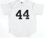 Reggie Jackson Autographed New York Yankees Nike Jersey Mr. October HOF - Beckett