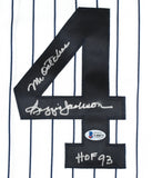Reggie Jackson Autographed New York Yankees Nike Jersey Mr. October HOF - Beckett