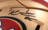 George Kittle Autographed San Francisco 49ers F/S Speedflex Helmet-Beckett WHolo