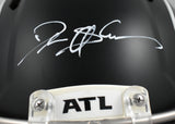Deion Sanders Autographed Falcons F/S Speed Authentic Helmet - Beckett W *White