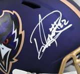 Derrick Henry Signed Baltimore Ravens F/S Alt 24 Speed Helmet - Beckett W Holo