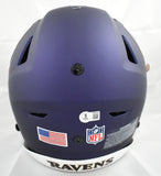 Derrick Henry Signed Baltimore Ravens F/S Alt 24 Speedflex Helmet Beckett W Holo