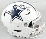 Javonte Williams Signed Dallas Cowboys F/S Alt Speedflex Helmet Beckett W Holo