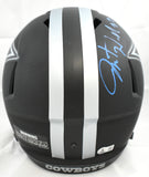 Javonte Williams Signed Cowboys F/S Eclipse Speed Helmet - Beckett W Holo *Blue