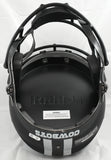 Javonte Williams Signed Cowboys F/S Eclipse Speed Helmet- Beckett W Holo *Damage