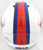 James Cook Autographed Buffalo Bills F/S Speed Helmet - JSA W *Blue