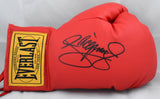 Manny Pacquiao Autographed Red Everlast Boxing Glove *Right - Beckett W Hologram