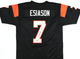 Boomer Esiason Autographed Black Pro Style Jersey - Beckett Hologram