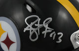 Troy Polamalu Autographed Pittsburgh Steelers Speed Mini Helmet - Beckett Holo