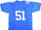 Abdul Carter Autographed Blue Pro Style Jersey - Beckett W Hologram *Black