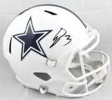 George Pickens Autographed Dallas Cowboys F/S Alt 2022 Speed Helmet - JSA W