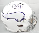 Randy Moss Autographed Vikings F/S ALT Speed Authentic Helmet - Beckett W Holo
