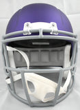 Justin Jefferson Autographed Vikings F/S Tribute Speed Helmet - Beckett W Holo