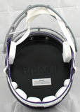Justin Jefferson Autographed Vikings F/S Tribute Speed Helmet - Beckett W Holo