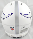 Justin Jefferson Signed Vikings F/S ALT Speed Authentic Helmet - Beckett W Holo