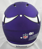Justin Jefferson Autographed Vikings F/S Speed Authentic Helmet - Beckett W Holo