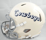 Dak Prescott Signed Dallas Cowboys F/S Retro Speed Authentic Helmet - Beckett W