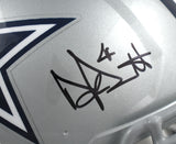 Dak Prescott Autographed Dallas Cowboys F/S Speed Authentic Helmet - Beckett W