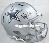Dak Prescott Autographed Dallas Cowboys F/S Speed Helmet - Beckett W Holo
