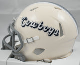 Dak Prescott Autographed Dallas Cowboys Retro Speed Mini Helmet - Beckett W Holo