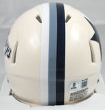 Dak Prescott Signed Cowboys Retro Speed Mini Helmet - Beckett W Holo *Dark Blue