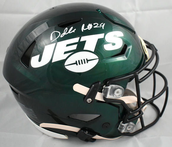autographed speedflex helmet Darrelle Revis Autographed New York Jets F/S Speedflex Helmet