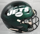 Darrelle Revis Autographed New York Jets F/S Speedflex Helmet - Beckett W Holo