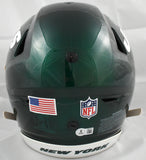 Darrelle Revis Autographed New York Jets F/S Speedflex Helmet - Beckett W Holo